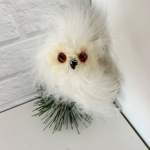 Bird Ornament Lot of 6 Christmas Pink Flamingo Owl Dove - Picture 5 of 8